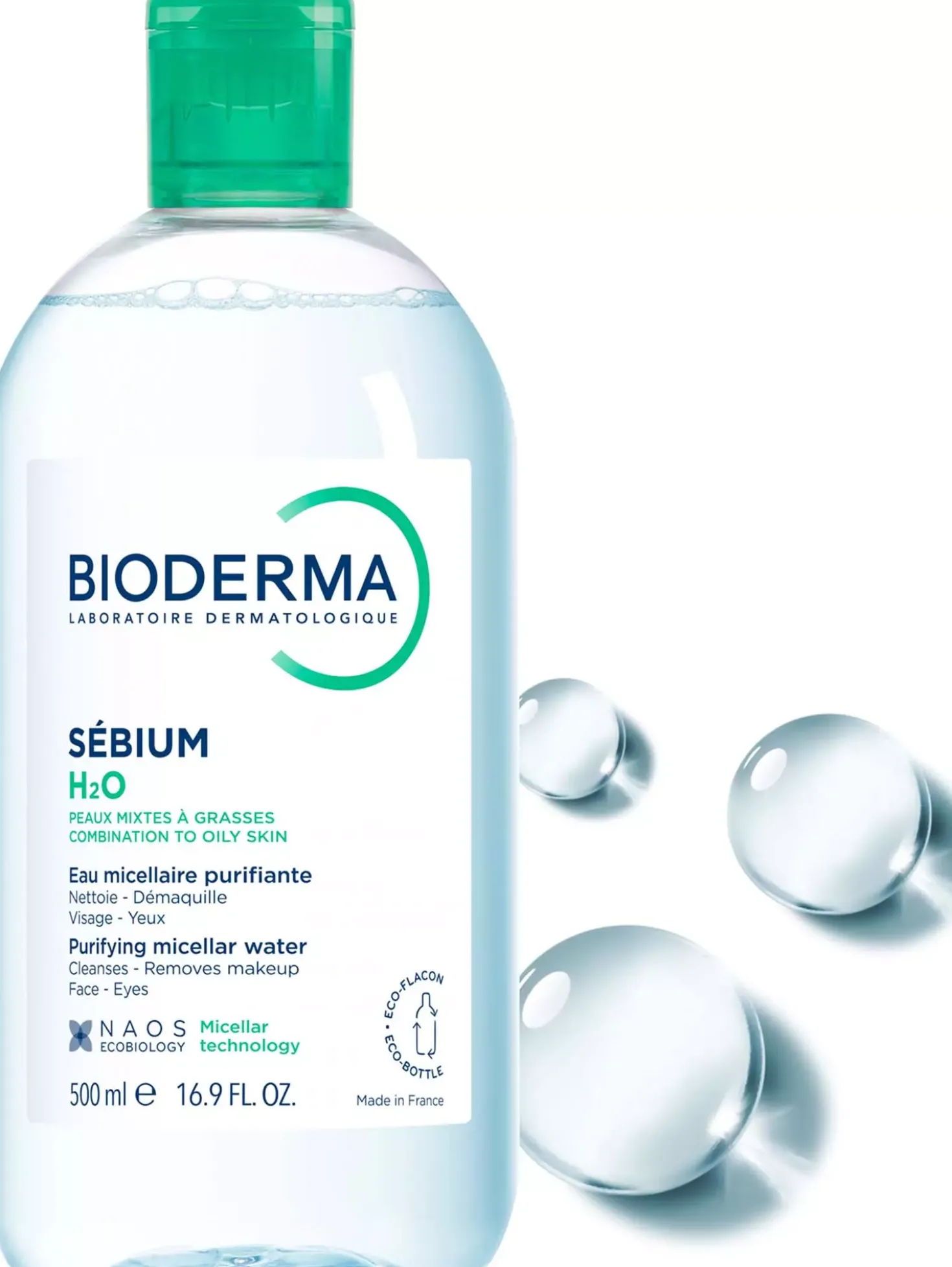 BiodermaSébium H2O With Pump 500 ml