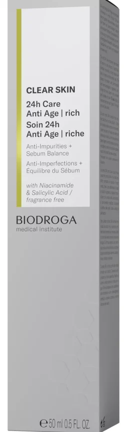 BiodrogaClear Skin 24H Care Anti-Age Rich 50 ml