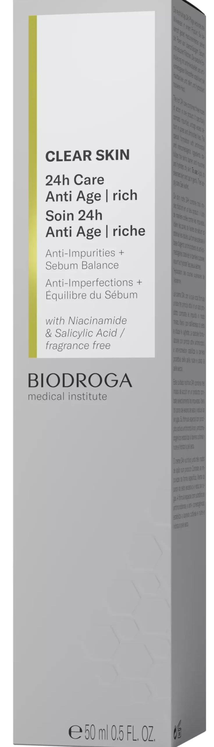 BiodrogaClear Skin 24H Care Anti-Age Rich 50 ml