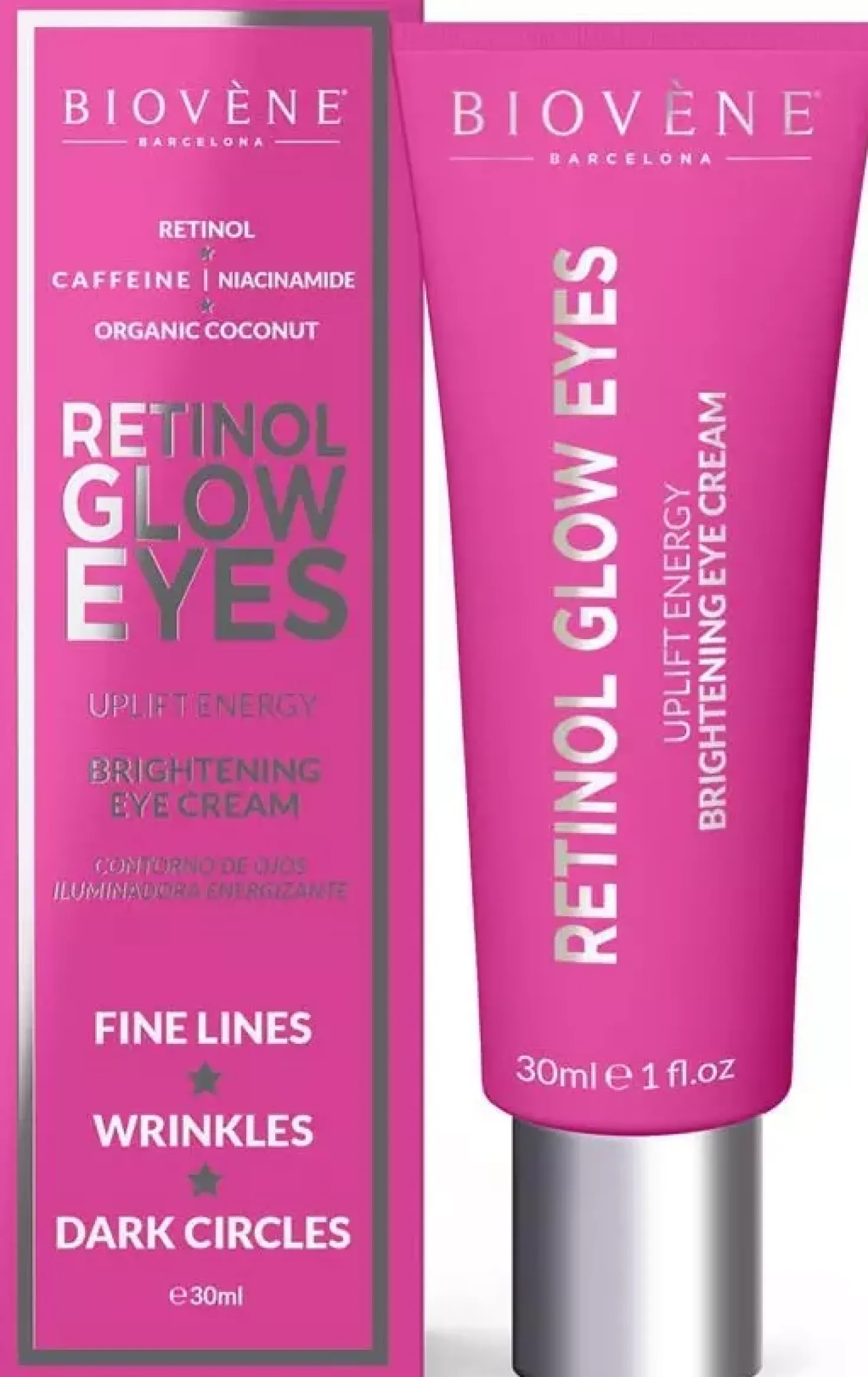 BiovèneStar Collection Retinol Glow Eyes Uplift Energy Brightening Eye Cream 30 ml