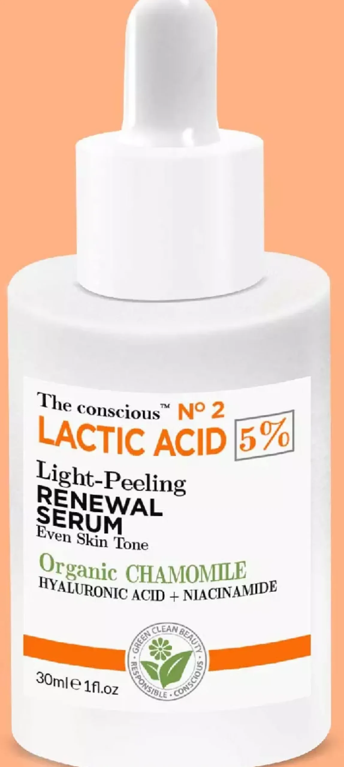 BiovèneThe conscious Lactic Acid Light Peeling Renewal Serum Organic Chamomile 30 ml