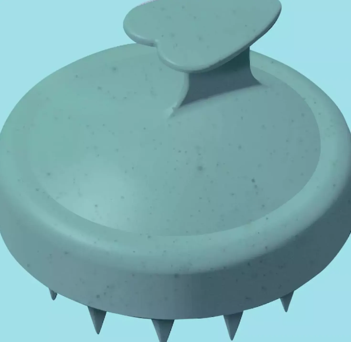 BiovèneThe conscious Scalp Massager, Mint Green Biodegradable Shampooing Brush