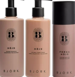 BjörkHÖJD Bundle Shampoo 300 ml & Conditioner 250 ml & Volume Mousse 200 ml