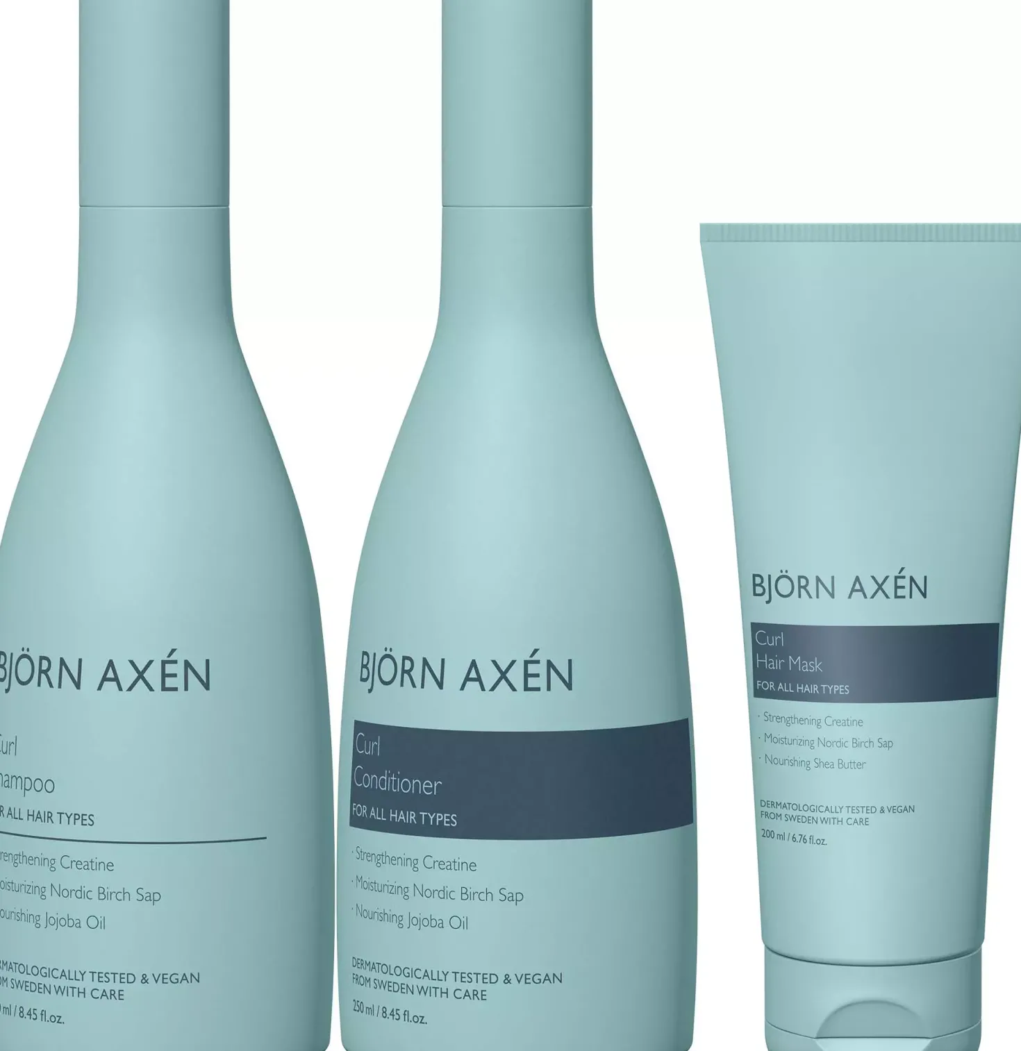 Björn AxénCurl Bundle Shampoo 250 ml & Conditioner 250 ml & Hair Mask 200 ml