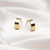 BlomdahlGolden Titanium Pendant Plain Grand Curved 15 mm