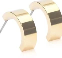 BlomdahlGolden Titanium Pendant Plain Grand Curved 15 mm