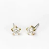 BlomdahlGolden Titanium Tiffany Precious, CZ White 5 mm