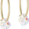 Blomdahl GT Ear Ring 14 mm, Bicone 6 mm Rainbow