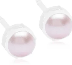 BlomdahlMedical Plastic Bezel Pearl 6 mm Light Rose