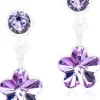 BlomdahlMedical Plastic Pendant Flower 4/6mm Violet