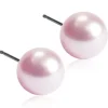 BlomdahlNatural Titanium Light Rose Pearl 6 mm