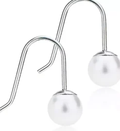 BlomdahlNatural Titanium Mini Pendant 6 mm Pearl White