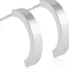 BlomdahlNatural Titanium Pendant Plain Curved
