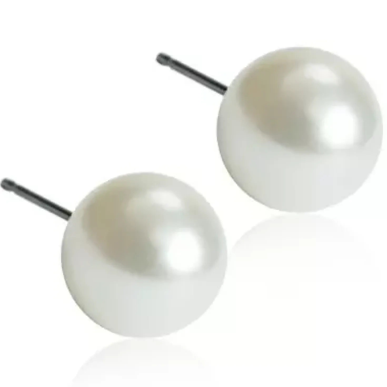 BlomdahlNatural Titanium White Pearl Vit 4 mm