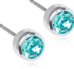 BlomdahlSilver Titanium Bezel 5 mm Turquoise