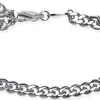 BlomdahlSilvery Coating Medium Link 19 cm
