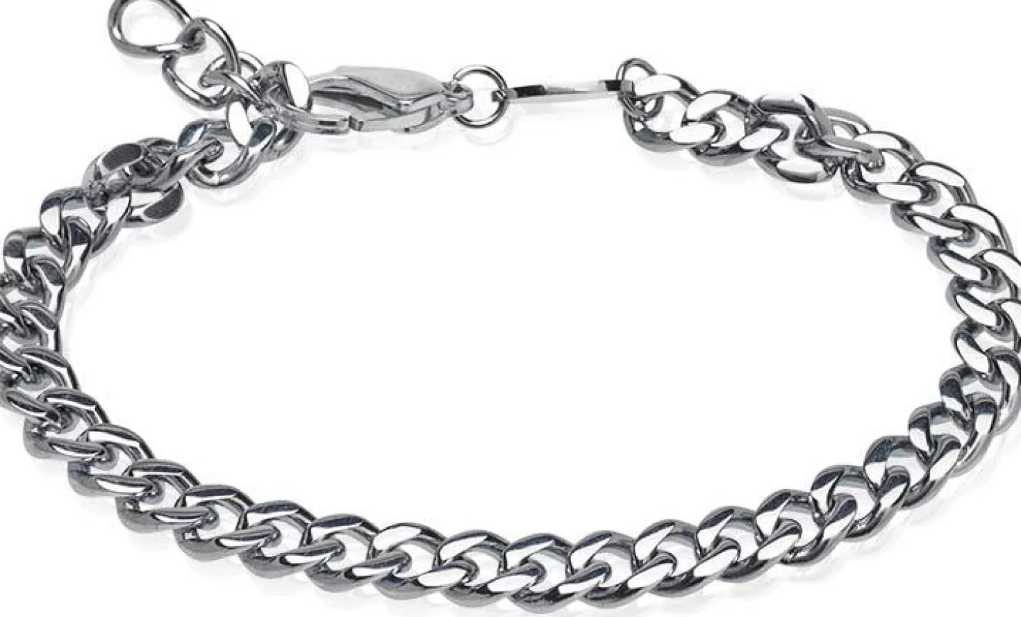 BlomdahlSilvery Coating Medium Link 19 cm