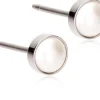 Blomdahl ST Bezel Pearl 5 mm, White