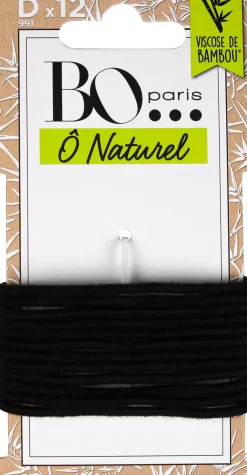B&O Paris Thin Black Hair Ties 12 pcs