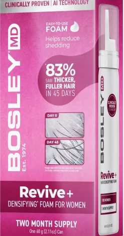 Bosley Revive+ Densifying Foam for Women 62 ml