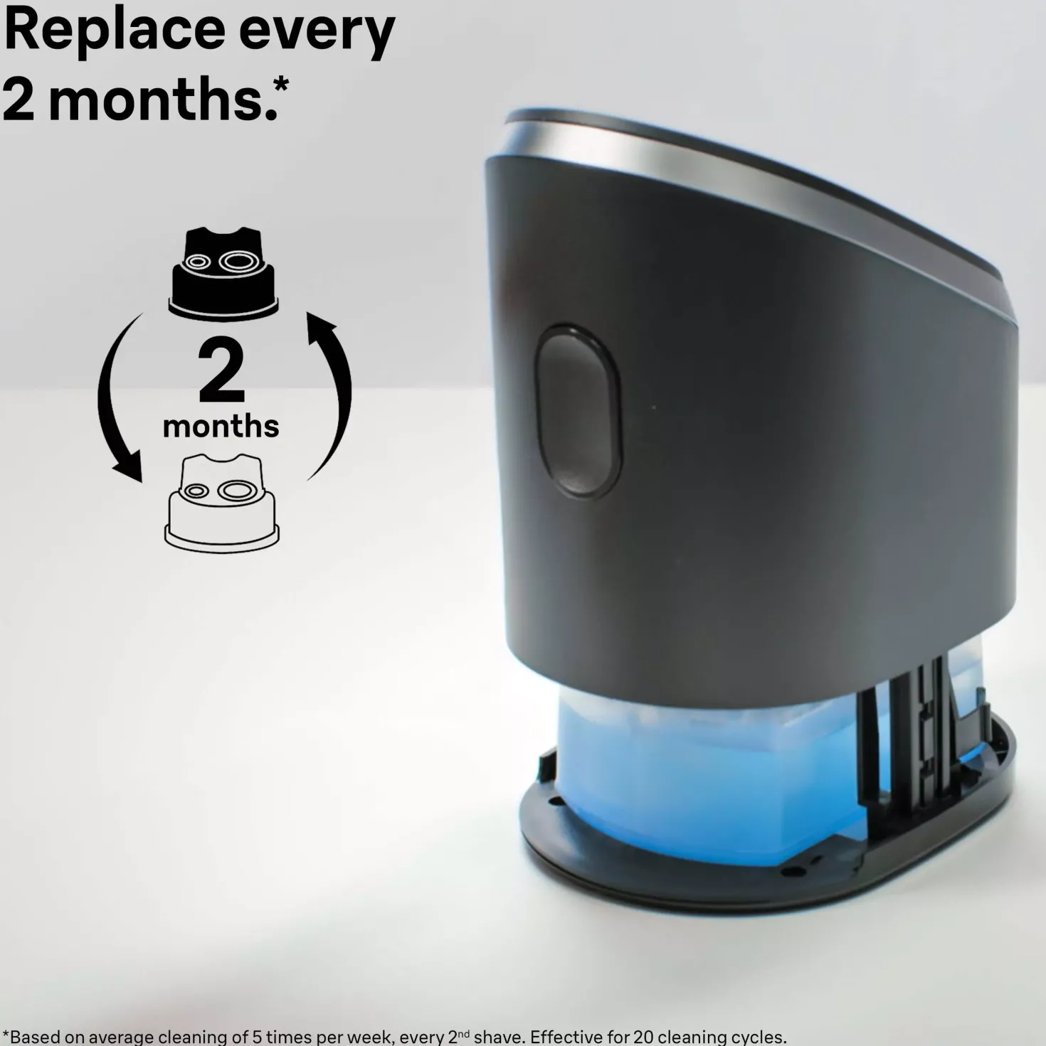 Braun 3in1 ShaverCare SmartCare Center Refill Cartridges Hygienic Cleaning 4 Pack 4 stk