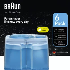 Braun 3in1 ShaverCare SmartCare Center Refill Cartridges Hygienic Cleaning 6 Pack