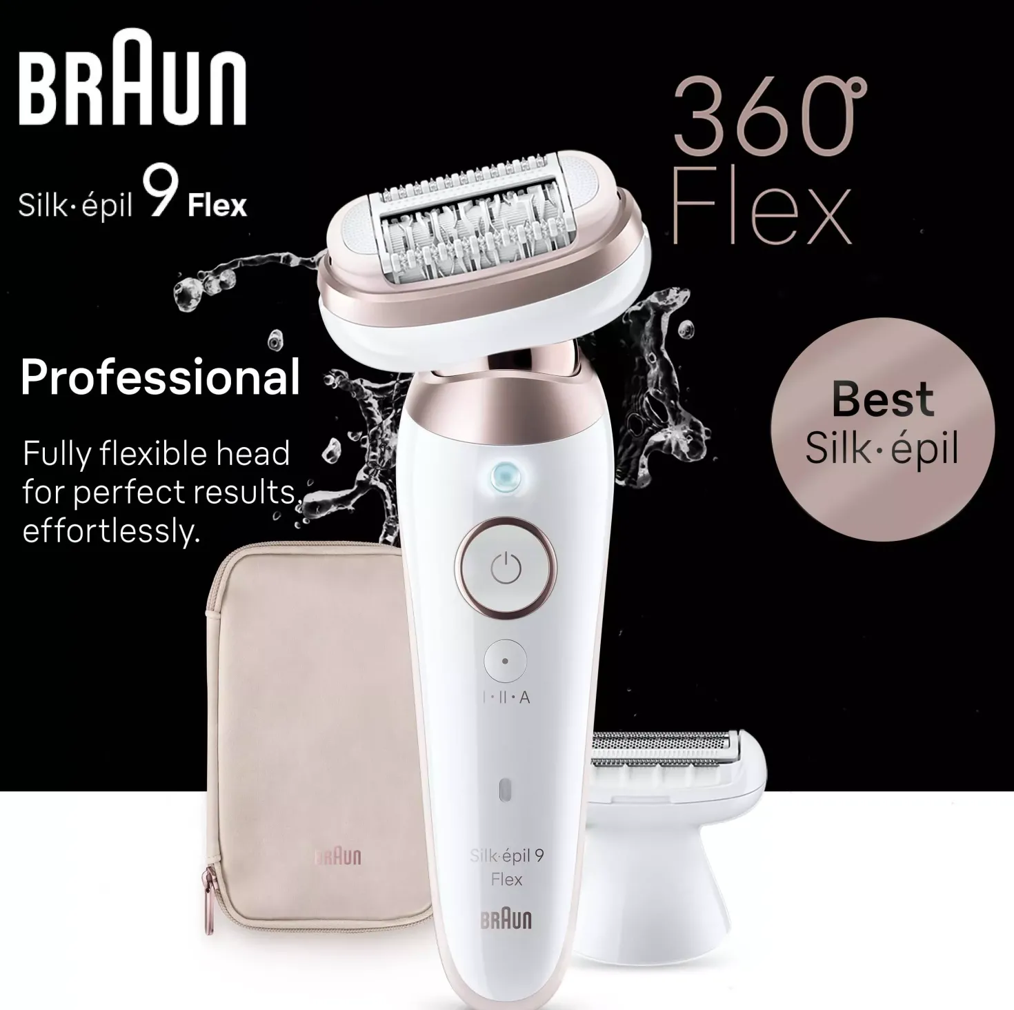 Braun Silk-épil 9 Flex Epilator For Easy Hair Removal 9-030 3D