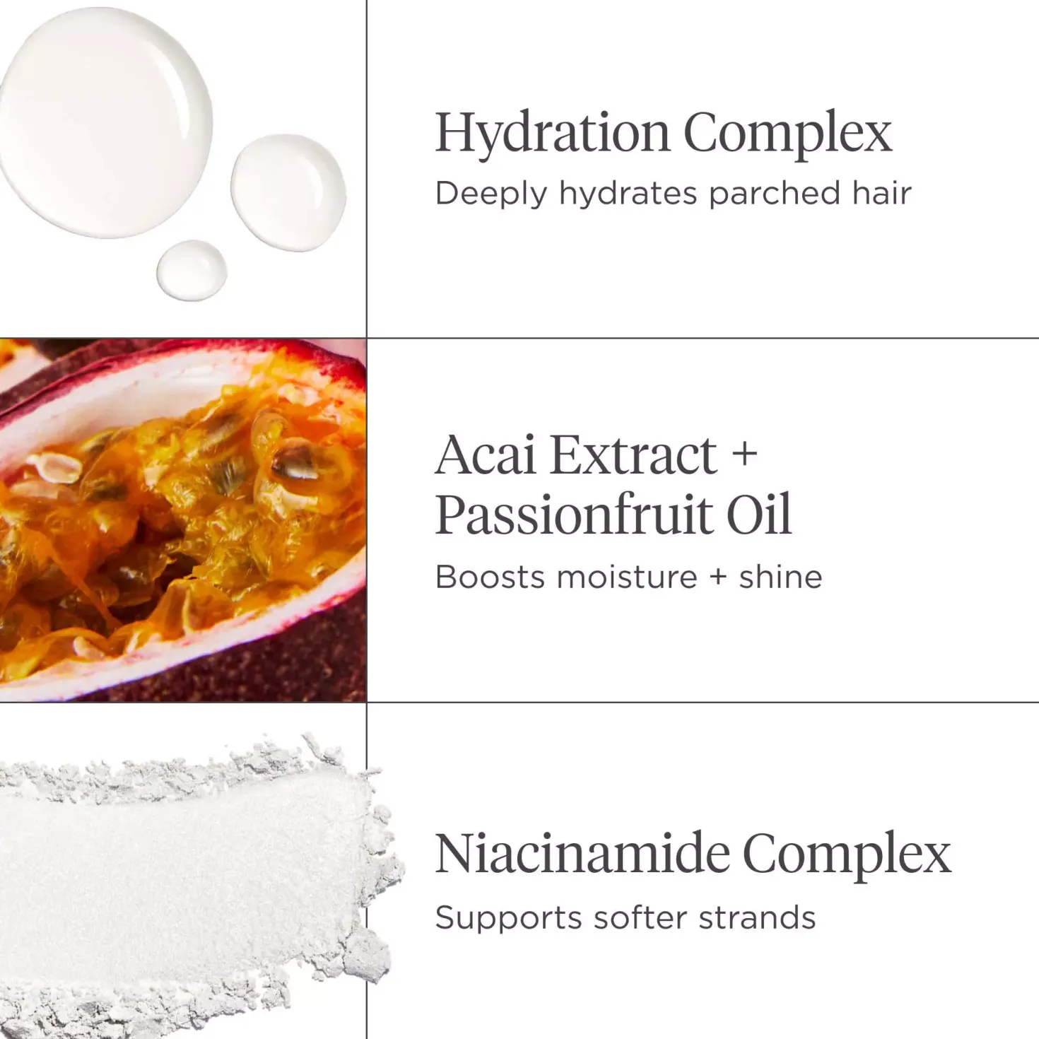 BriogeoSuperfoods™ Acai + Passionfruit Lightweight Hydration Hair Mask 240 ml