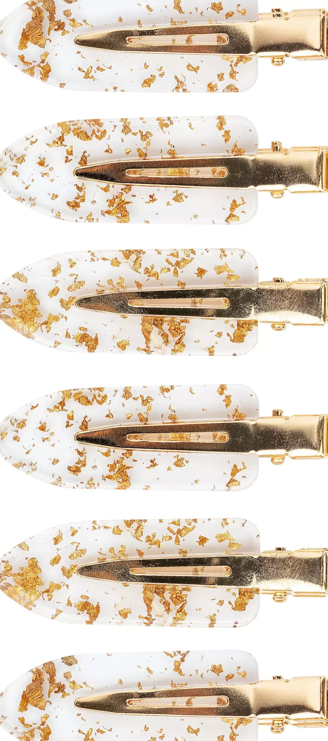 Brushworks Gold Flake No Crease Clips