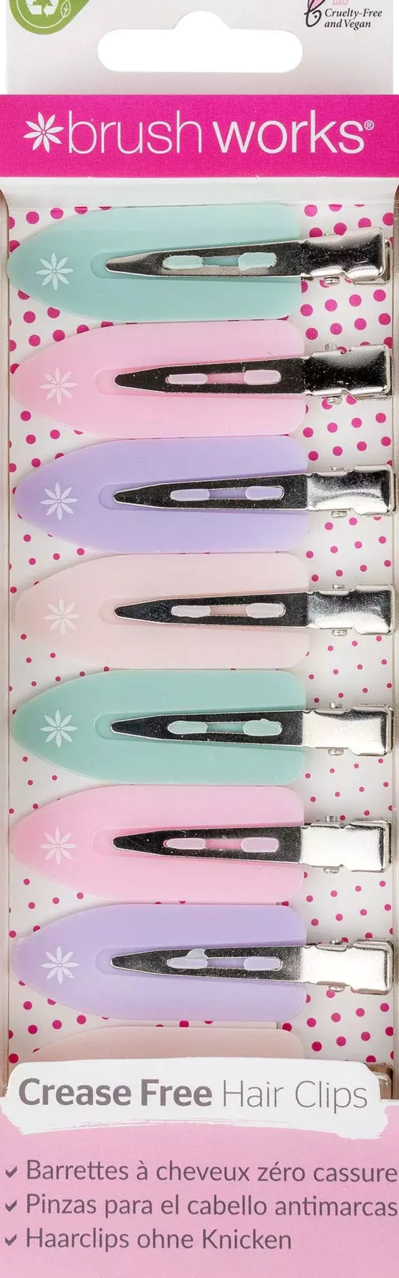 Brushworks No Crease Hair Clips
