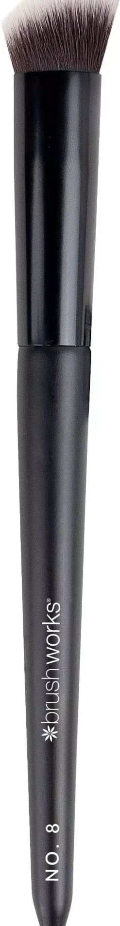 Brushworks No. 8 Precise Angled Concealer Buffing Brush