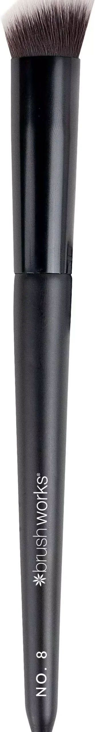 Brushworks No. 8 Precise Angled Concealer Buffing Brush