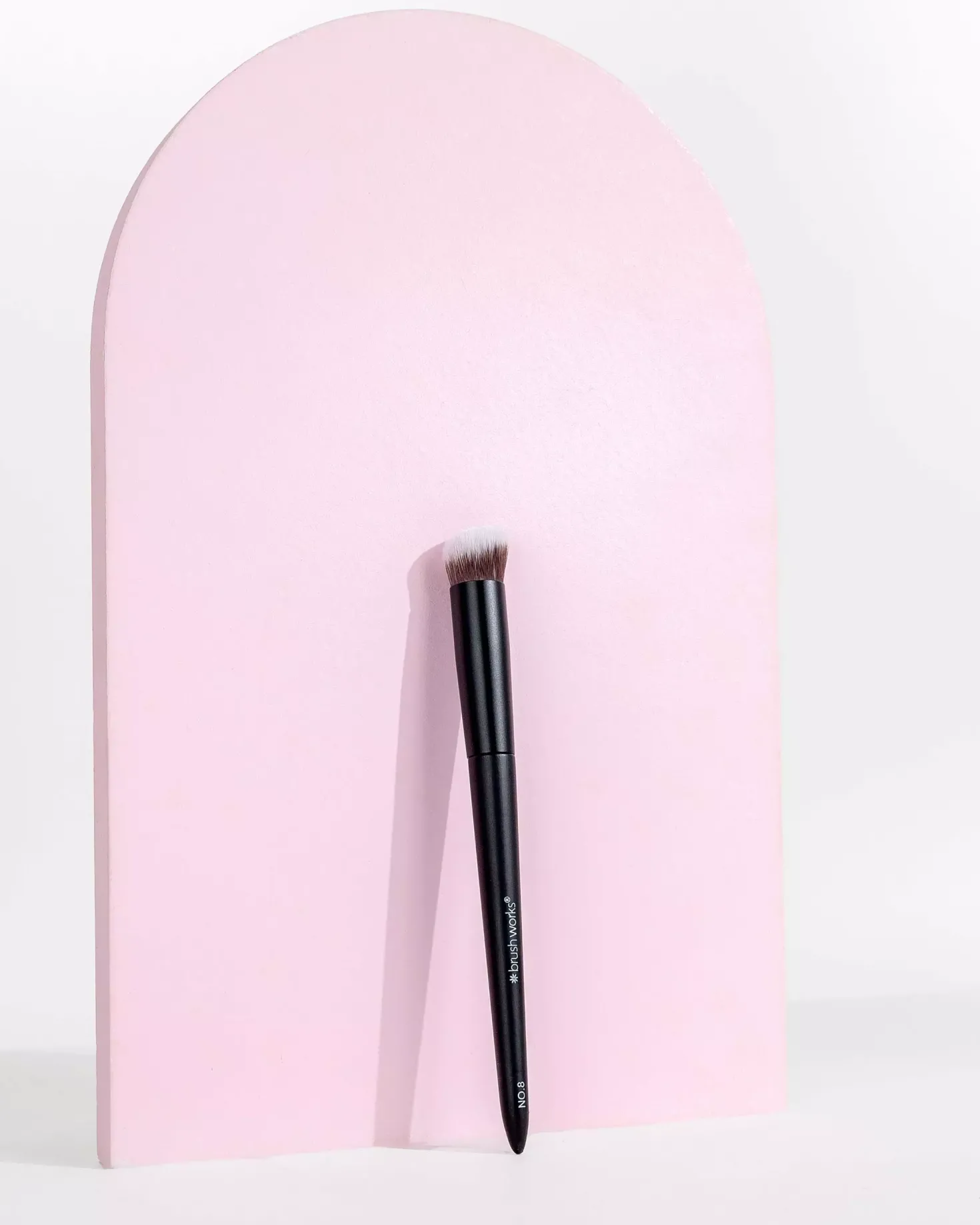 Brushworks No. 8 Precise Angled Concealer Buffing Brush
