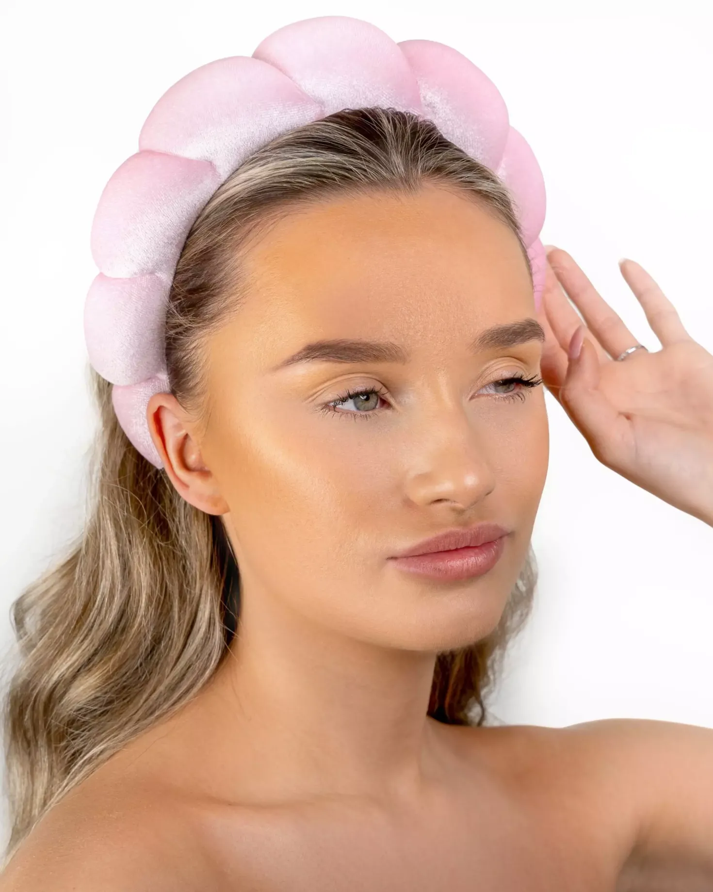 Brushworks Pink Cloud Headband
