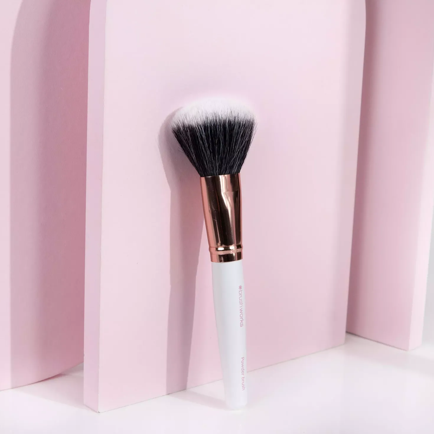 Brushworks Powder Brush - Pink & Gold