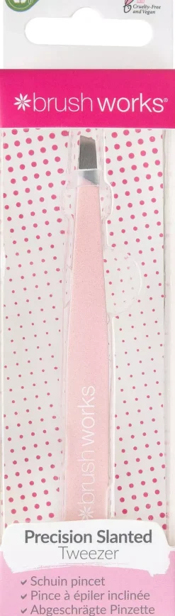Brushworks Precision Slanted Tweezers