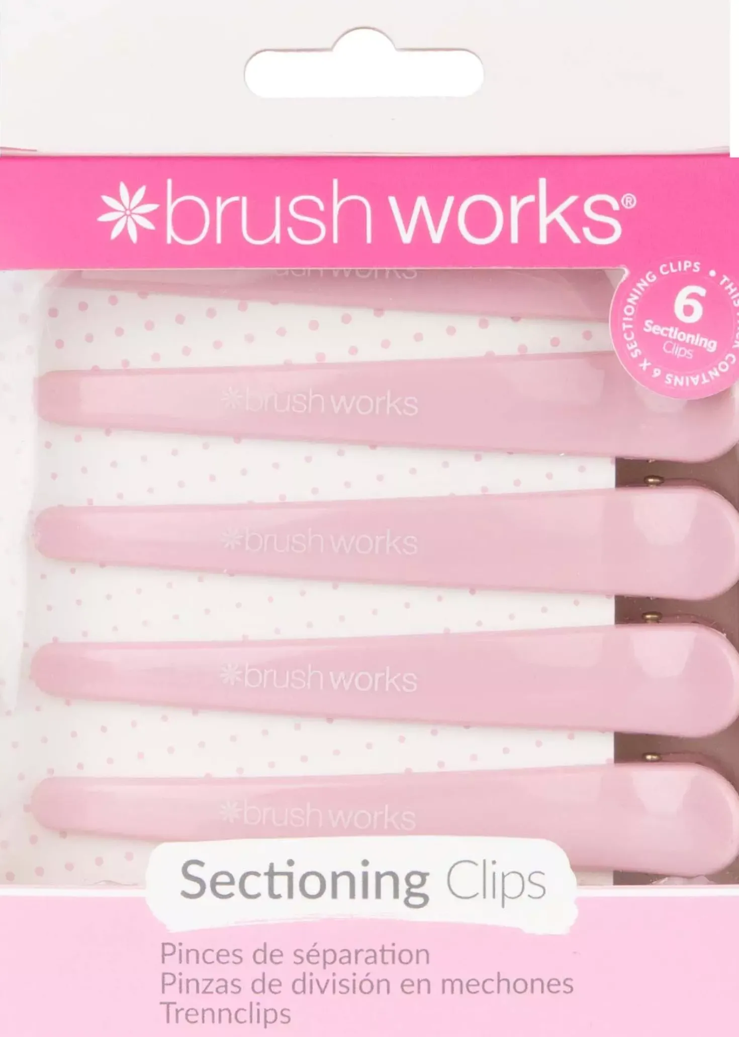 Brushworks Sectioning Clips (Pack of 6)