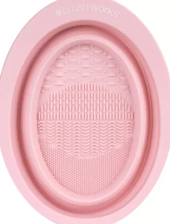 Brushworks Silicone Makeup Brush Cleaning Bowl