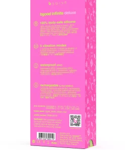 B Swish Bgood Infinite Deluxe Vibrator Rose