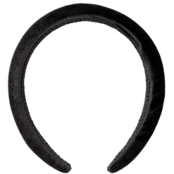 By Lyko Big Velvet Padded Diadem Black