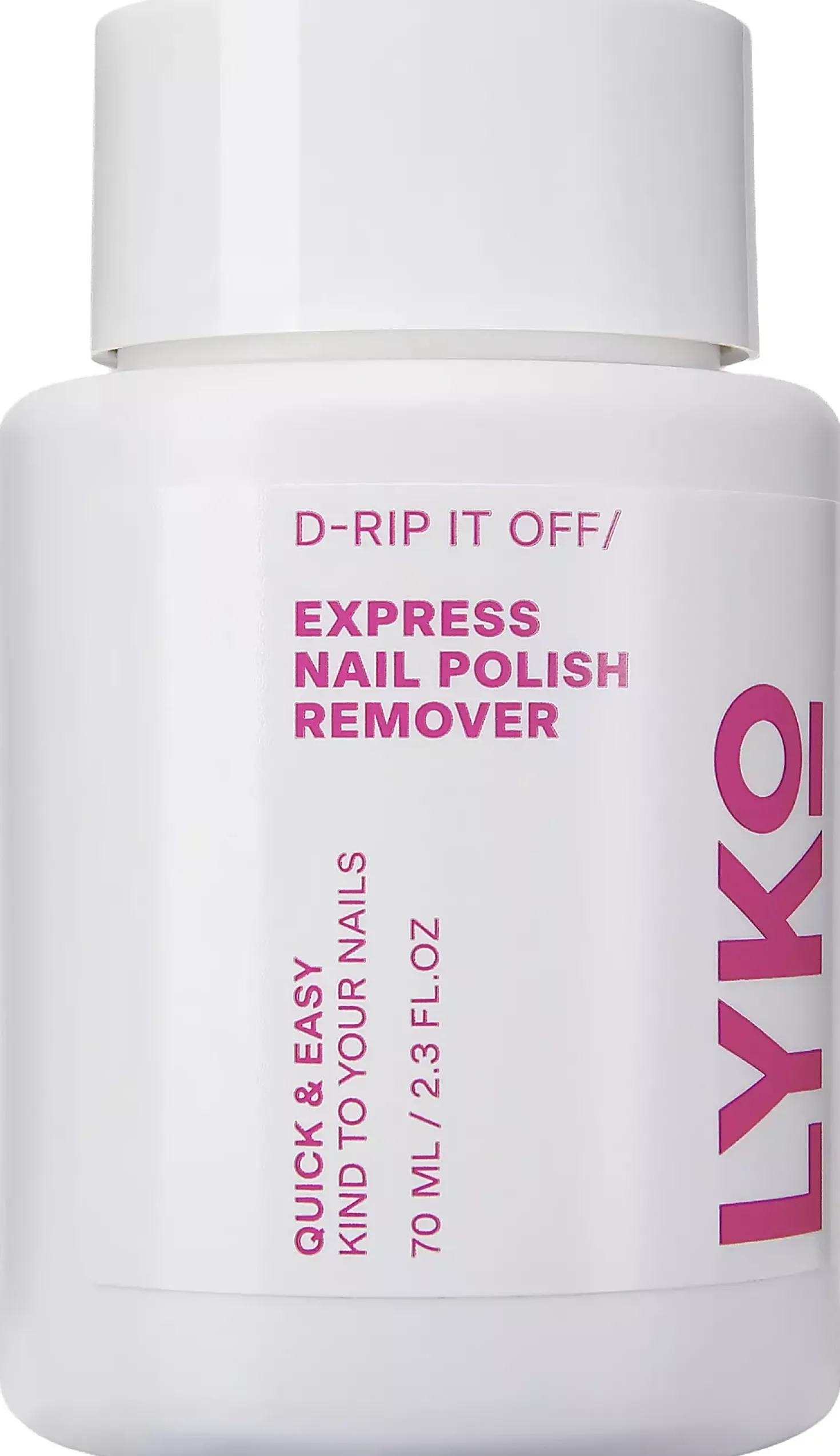 By Lyko D-rip it off express nail polish remover 70 ml