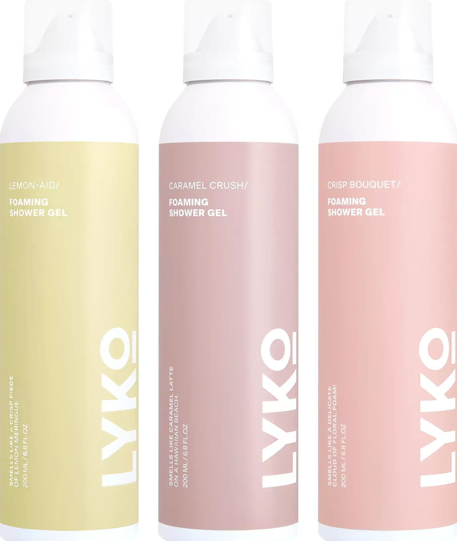By Lyko Foaming Shower Gel Trio 3 x 200 ml