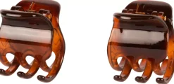 By Lyko Hair Clip Antislip 2 Pack Brown