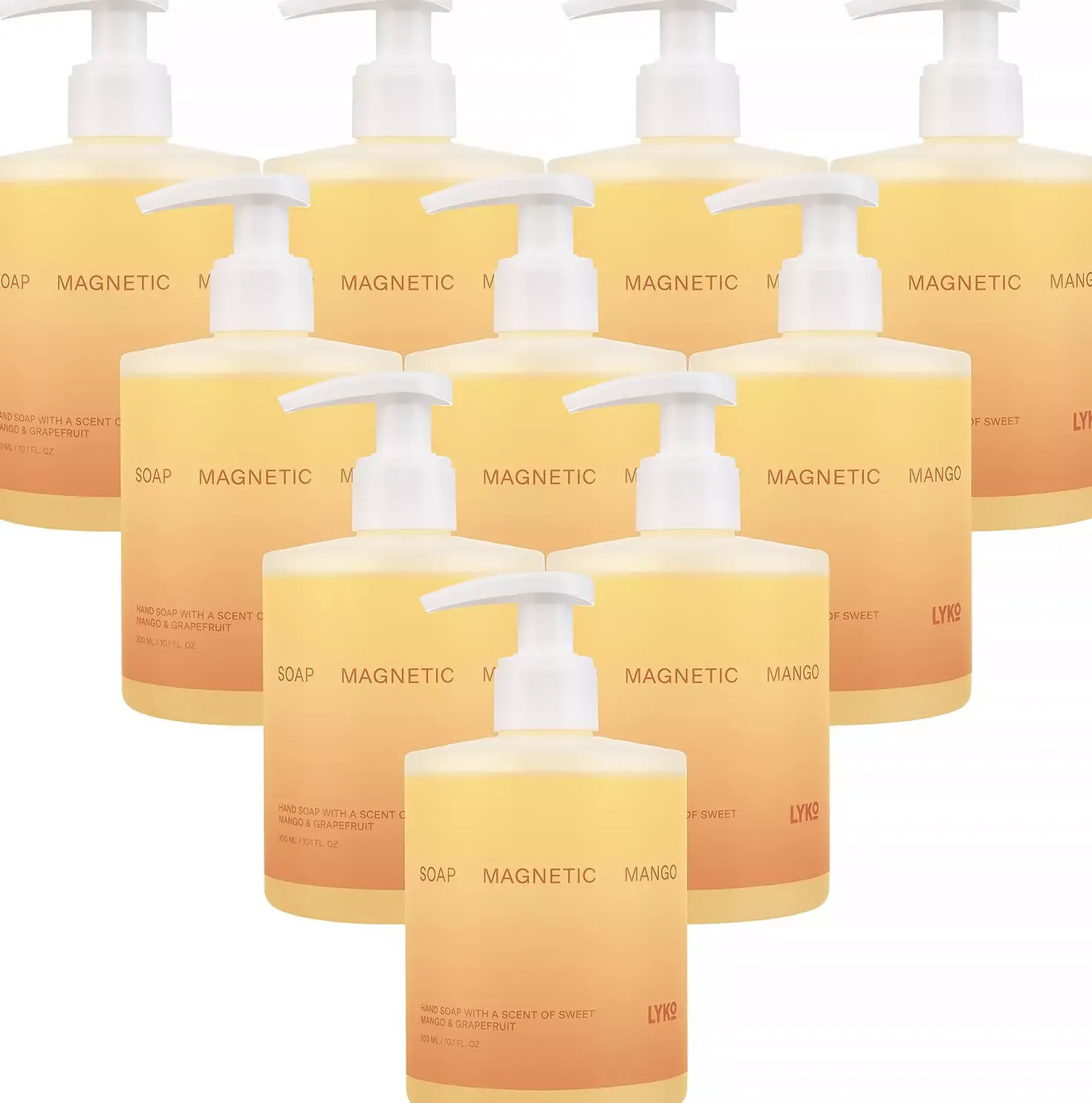 By LykoMagnetic Mango Hand Soap Big Pack 10 st