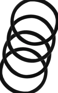 By Lyko 4-pack Soft Hair Ties White