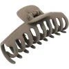 By Lyko Rubberized Rounded Hair Clip Brown