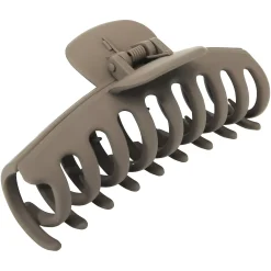 By Lyko Rubberized Rounded Hair Clip Brown