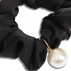 By Lyko Satin Scrunchie with Pearl