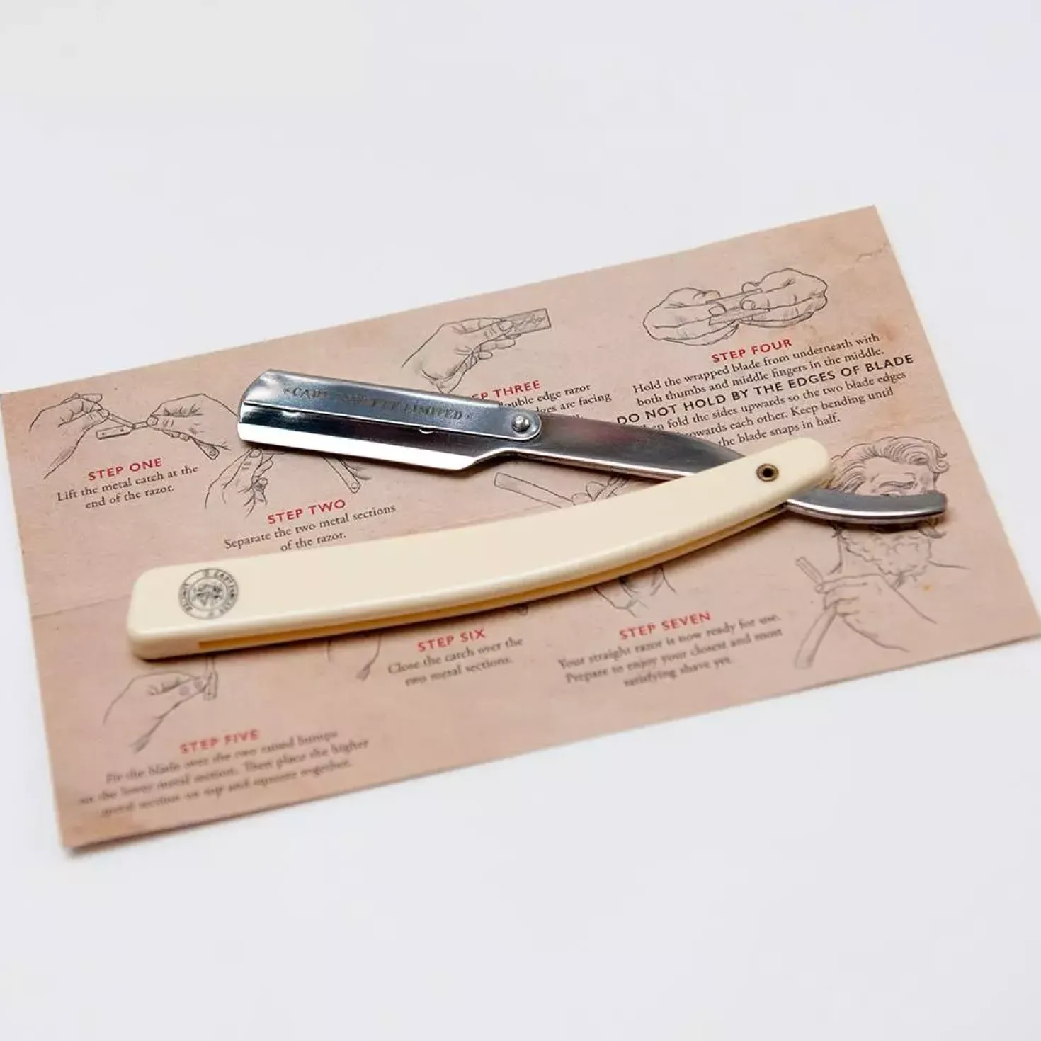 Captain Fawcett Disposable Blade Straight Razor