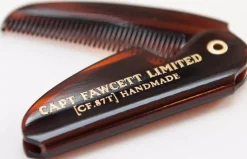 Captain Fawcett Folding Pocket Moustache Comb